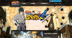 Desktop Screenshot of naruto.namcobandaigames.com
