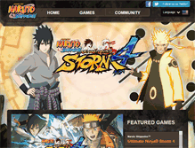 Tablet Screenshot of naruto.namcobandaigames.com